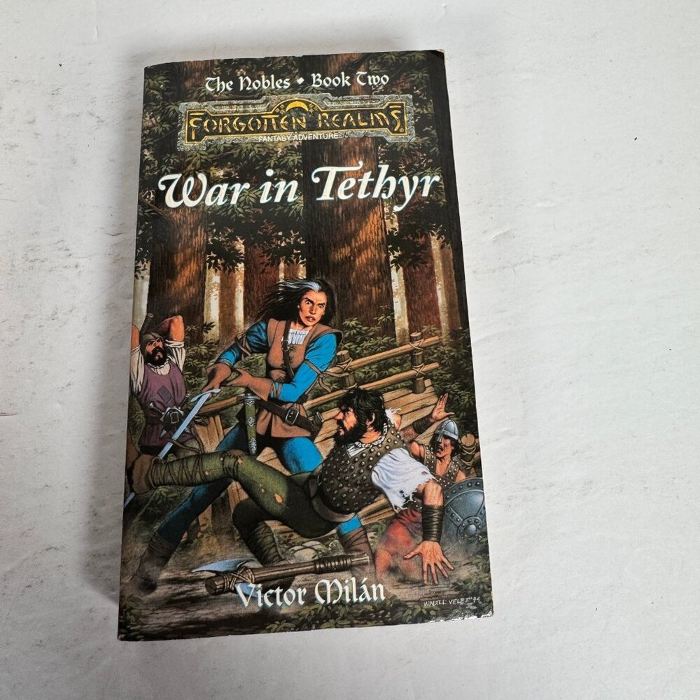 War‎ in Tethyr Victor Milán 1995 First Printing Forgotten Realms TSR Fantasy